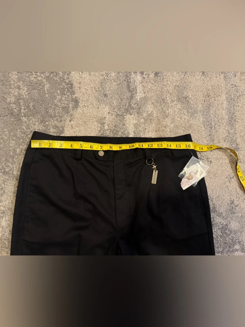 White Stag Black Straight-Leg Dress Pants